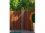 Sined | Doccia Da Giardino Palau - 244 Cm - Acciaio Inox Aisi 316L - Resistente Alla Corrosione - Design Elegante
