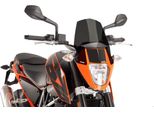 Cupolino Puig Naked Sport Fumè Scuro Omologato Abe Per Ktm