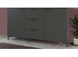 Credenza "Altanative"" 150Cm A 2 Ante Kosmos Grigio Bianco"