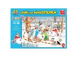 Jumbo Spiele Jan Van Haasteren Junior - Pupazzo Di Neve, Puzzle Per Bambini, Puzzle Per Bambini, Gioco Di Puzzle, 150 Pezzi, 20081
