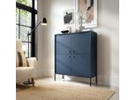 Cassettiera Alta 103,5 Cm Blu Navy 4 Ante 77132428