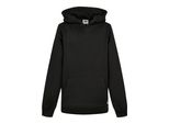 Urban Classics Ragazzi Felpa Con Cappuccio Biologica Basic Nero - 110/116