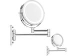 Specchio Da Parete Con Illuminazione A Led Ingrandimento 10X Specchio Cosmetico
