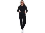 Tuta Da Jogging Da Donna Con Cappuccio; Nero/Xl/42