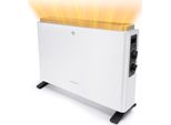 Aigostar Rylee – Riscaldatore Con 3 Livelli Di Calore Regolabili, Radiatore Portatile Con Protezione Antigelo E Controllo Termostatico Continuo, 2000 W, Riscaldamento Rapido, Silenzioso E Comodo, Protezione Contro Il Surriscaldamento, Bianco
