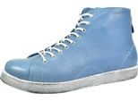 Andrea Conti Donna Stivale Stringato High Top Zip Colori Cool 0341500, Taglia:42 Eu, Colore:Blu