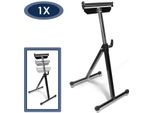 Fiqops 1X Supporto A Rulli Supporto Per Materiali Regolabile In Altezza Ruote Supporto A Rulli Pieghevole