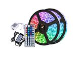 Fiqops 10M Led Striscia Di Luce Striscia Di Illuminazione Led Striscia Di Luce Catena Rgb Led Striscia Striscia Di Colore Cambiamento 30Leds IP20 Con 44 Pulsanti Telecomando