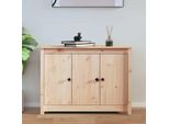 Maison Exclusive - Credenza 100X35X74 Cm In Legno Massello Di Pino