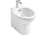 Bidet Filo Parete In Ceramica Bianca | Patascoss