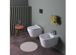 Coppia Di Sanitari Sospesi In Ceramica Filomuro | Blues