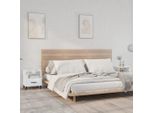 The Living Store Comodini 2 Pezzi. Materiale A Base Di Legno Bianco Lucido