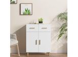 Maison Exclusive - Credenza Bianca 69,5X34X89 Cm Materiale Ligneo