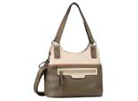 Tom Tailor, Jule, Shopper Con Zip, Donna, L, Marrone