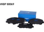 Set Pastiglie Freno Anteriori Skf Per Nissan Qashqai / Qashqai +2 I (J10, NJ10) Vkbp 80069