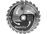 Lama Per Sega Circolare Makita, Mforce 190 X 15,88 Mm - 24 Denti