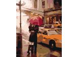 Zuty - Diamond Painting - Bowing At Taxi, 40X50 Cm, Tela Tesa Su Telaio