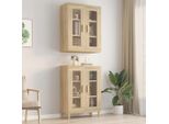 The Living Store Parete Attrezzata Sonoma In Rovere 69,5X34X90 Cm