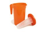 Tupperware Aloha Brocca Da Picnic 2,0 L Arancione Con Coperchio Brocca Per Acqua E Succhi