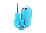 Set Di Accessori Per Il Bagno Da 6 Pezzi: Contenitore Per Sapone, Dispenser, Bicchiere, Portaspazzolino