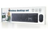 Gembird Gembird KBS-WCH-04 Tastiera Mouse Incluso Home Rf Wireless Nero