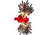 Swag Artificiale Di Natale, Swag Della Scala Di Natale, Swag Di Natale, Swag A Goccia Di Natale, Decorazione Della Scala Di Natale