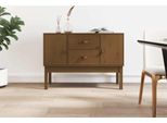 Maison Exclusive - Credenza Marrone Miele 110X40X78 Cm Legno Massello Di Pino