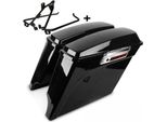 Valigia Laterale Allungata Per Harley Davidson Touring 09-13 Con Portapacchi