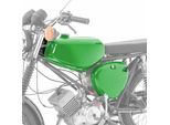 Serbatoio / Serbatoio Benzina Per Simson S51 / S50 / S70 Con Copertura Laterale Verde