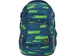 Coocazoo Zaino Della Scuola Mate School Backpack Lime Stripes Multicolore