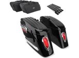 Set Di Valigie Laterali SC7 + Borse Interne Compatibili Con Harley Davidson Tou