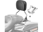Sissy Bar Per Harley Davidson Street Glide 14-25 Con Kit Di Aggancio Cromato