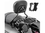 Sissybar Con Portapacchi Ki E Kit Di Montaggio Per Harley Davidson Tourin
