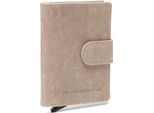 The Chesterfield Brand Pelle Porta Carte Di Credito Prague Card Holder Cream White Avorio