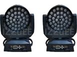 Led Wash Zoom Moving Head Light, Miscelazione Colori Rgbw, Zoom Regolabile, 2 Luci, Rgbwauv 6In1