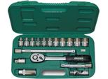 Honiton - Set Di Chiavi A Bussola E Cricchetti (17 Pezzi, 1/2 ")"