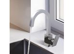 Rubinetto Da Cucina, Rubinetto Girevole Ad Alta Pressione A 360° Lavello In Acciaio Inox Cucina, Camper, Bagno, Cromo