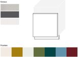 Lavastoviglie Frontale 60 Cm Semi-Integrato Corpo Grigio Colore Frontale Ral 3004 Viola Opaco (RI-ZM60/57)