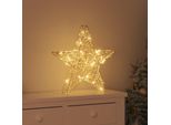 Vidaxl Stella 3D Con 50 Led Bianco Caldo 55 X 52,5 X 9 Cm Pet