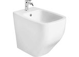 Bidet Filo Parete Ceramica Bianco Lucido | Mozart