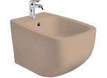 Bidet Sospeso In Ceramica Color Sabbia Opaco | Mozart