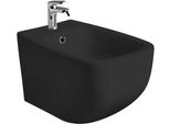 Bidet In Ceramica Nero Opaco Sospeso | Mozart