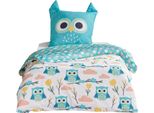 Biancheria Da Letto Per Bambini 140X200 Cm Lazy Morning, Cotone, Federa Con Orecchie