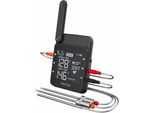 Herqs Professional - Termometro Per Barbecue - Termometro Per Carne - Termometro Per Barbecue Wireless Con App - Digitale - Temperatura Al Cuore - Wifi - Bluetooth - Fino A 6 Sonde