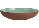 Maxwell & Williams Sienna SchüSsel Flach, SuppenschüSsel, Pastateller, Keramik, GrüN, Ø 22 X 4.5 Cm, LM0010
