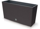 Rato Case Vaso Medio Con Vaso Interno Vaso Per Piante Vaso Per Fiori Per Interni Ed Esterni Rettangolare In Plastica 770X235X406Mm Umbra