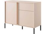 Credenza Dast 103X39,5X81Cm Beige A 2 Ante