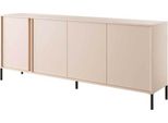 Credenza Dast 203X39,5X81Cm Beige A 4 Ante