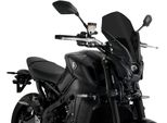 Cupolino Puig Naked Touring Fumè Scuro Omologato Abe Per Yamaha