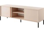 Mobile Tv Basso Dast 153X39,5X53Cm Beige A 2 Ante